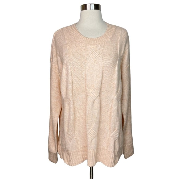 Stitch Fix l Evolution by Cyrus Abbie Cable Knit Pullover Sweater, XXL - Picture 5 of 7
